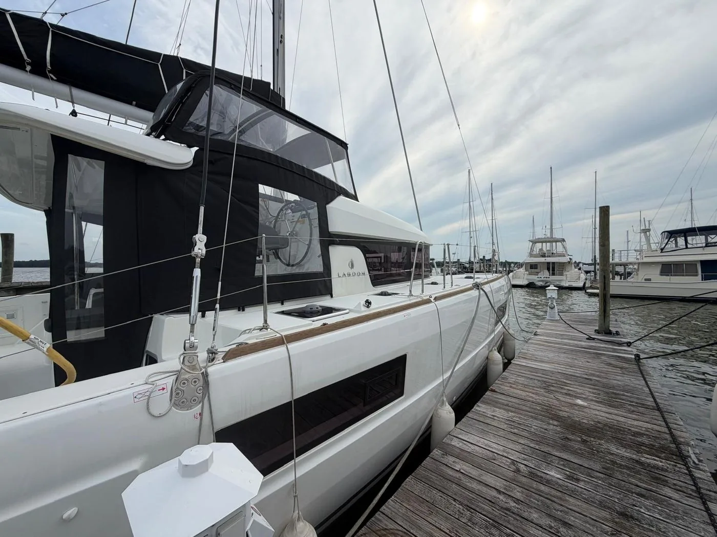 Lagoon 40 — From the dock