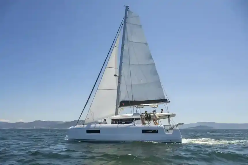 Lagoon 43 — Under way