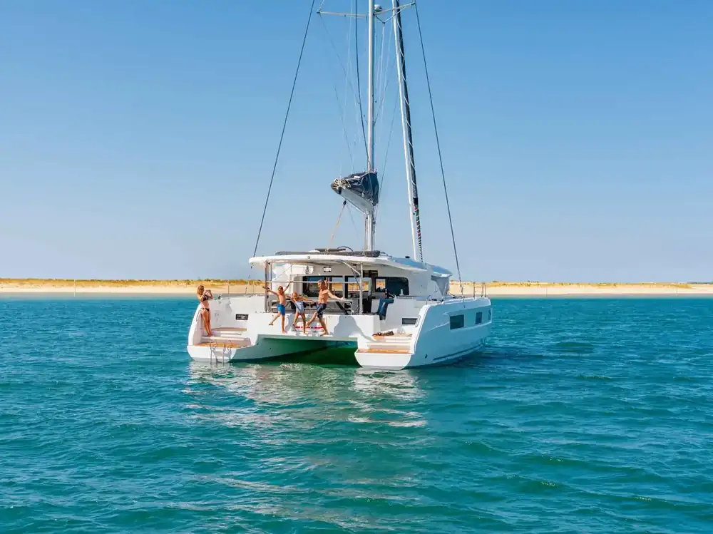 A Lagoon 46 Iconic sailing