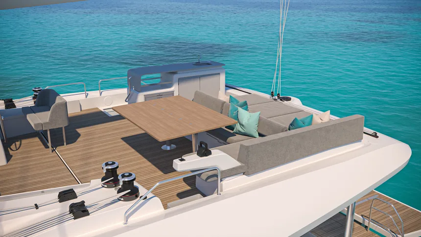 Lagoon 60 — The aft deck